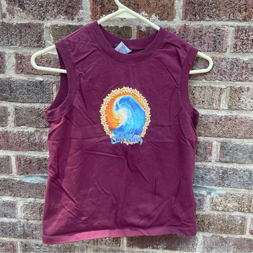 Early 2000s Old Navy Wave Tank
